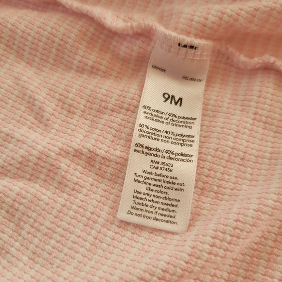 Baby Onesie Bear Face Footies 9 Months Carter's - Picture 7 of 9